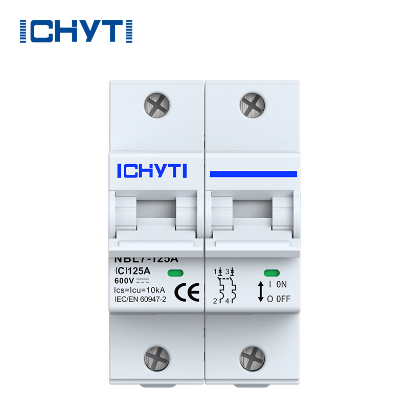 নন পোলারিটি 125A DC MCB